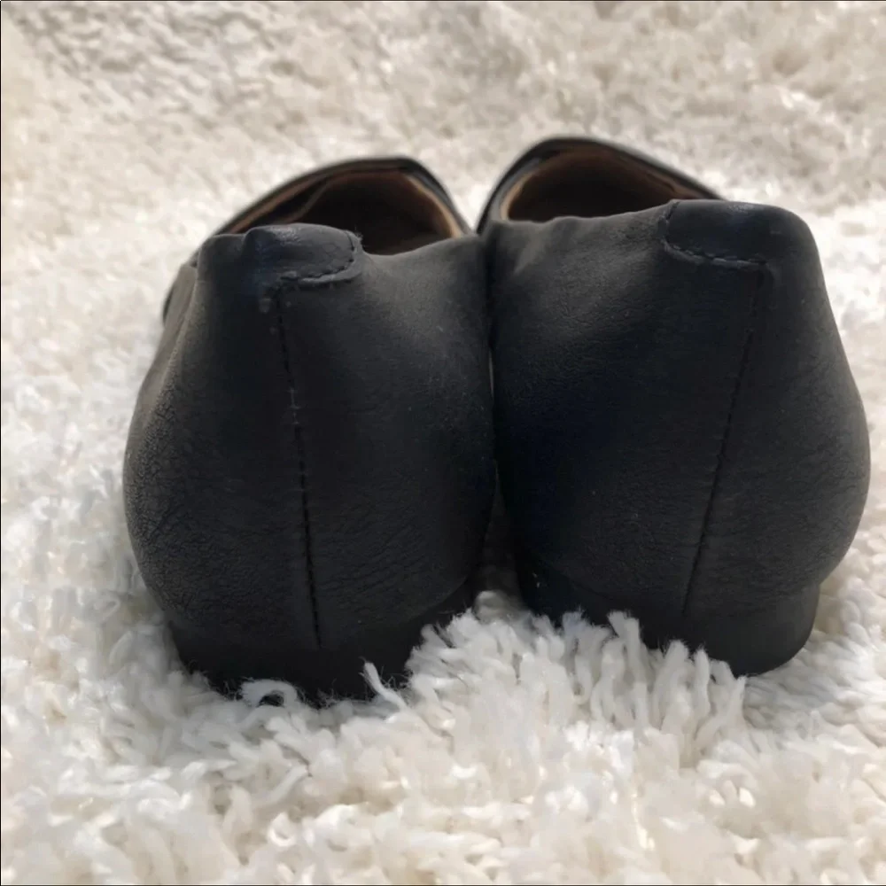 Sonoma‎ Shoes Women’s Size 10M Flats  Slip On Black Pointed Toe